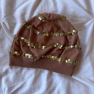 Juicy Couture sequined beanie hat